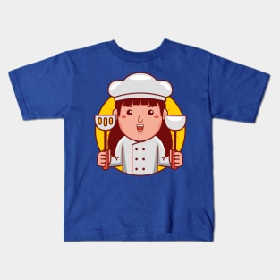 Chef Woman Kids T-Shirt